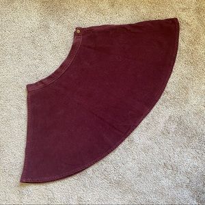 American Apparel Corduroy Circle Skirt